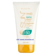 Loción Avon Sun Pure &Sensitive SPF50 