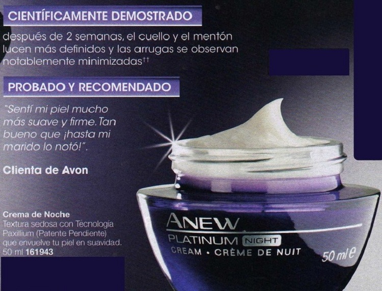 Anew Platinum Crema de Noche Con PROTINOL 